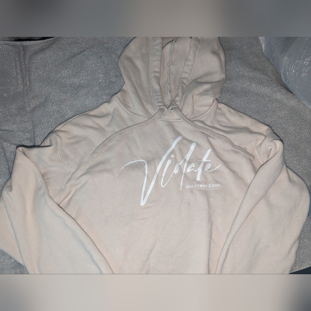 Violate the Dress Code Crop Hoodie
